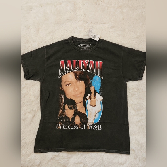 NWT Aaliyah Princess Of R&B T-Shirt - Picture 1 of 8